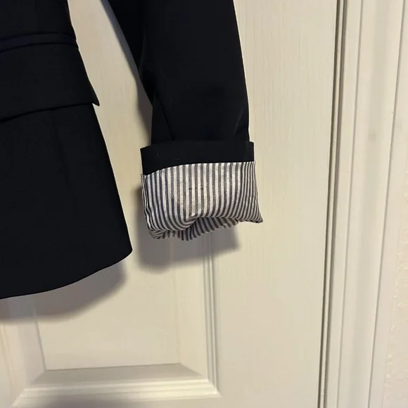 Banana Republic Navy Blazer Size 00P - Picture 5 of 5